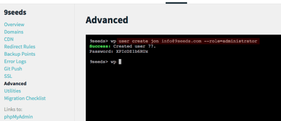 Creating a WordPress User when you don’t have an existing admin login to use