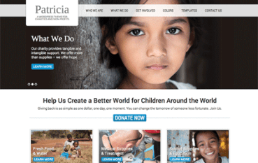 Patricia is a nonprofit WordPress theme