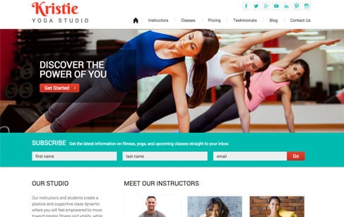Kristie - Yoga WordPress Theme